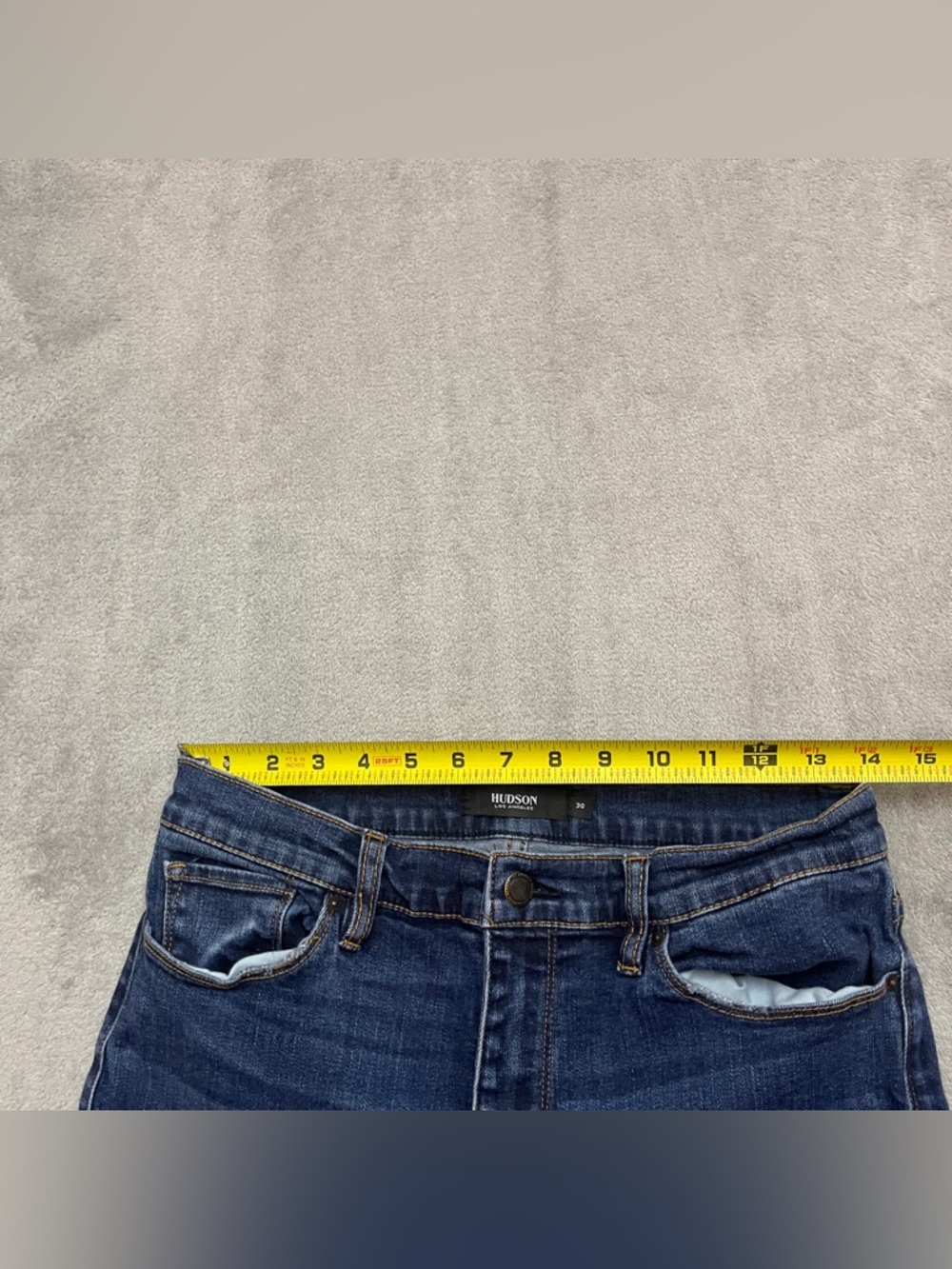 Hudson Jeans Womens Size 30 Blue Barbara Super Skinny Stretch - Picture 7 of 12
